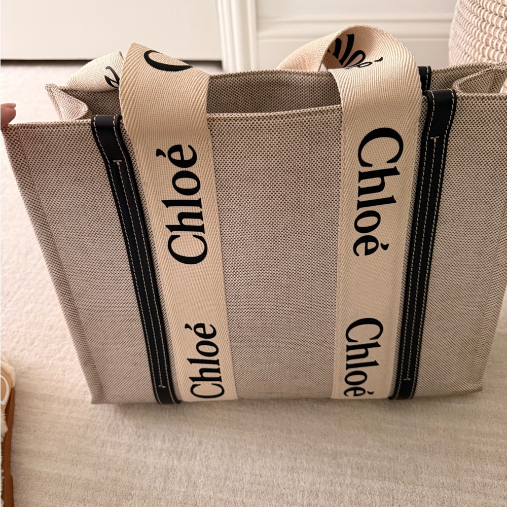 Chloe Woody Medium Tote